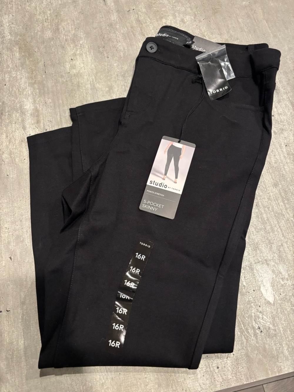 torrid Black 5-Pocket Skinny Chinos